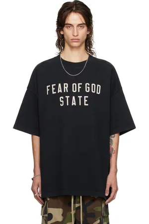 FEAR OF GOD T-shirt noir à col ras du cou