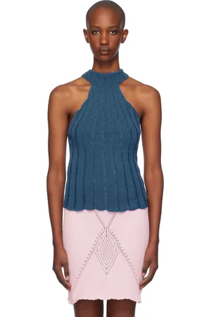 Isa Boulder Débardeur Lily bleu à corsage bain de soleil