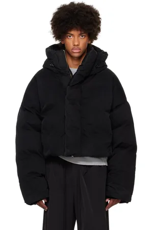 Entire Studios Blouson matelassé MML noir rembourré en duvet à capuche