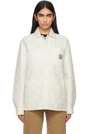 Carhartt Blouson-chemise Wadeson blanc cassé