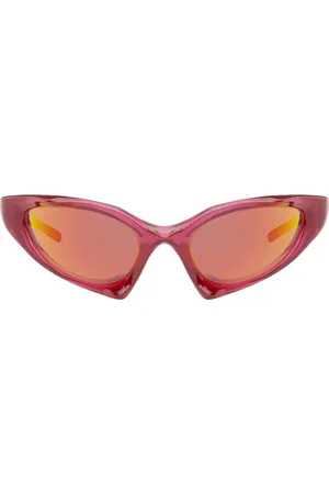 Balenciaga Lunettes de soleil œil-de-chat Runner roses