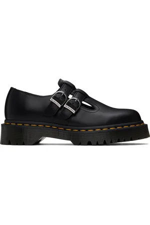 Dr. Martens Flâneurs de style Charles IX 8065 II noirs en cuir lisse à semelle Bex