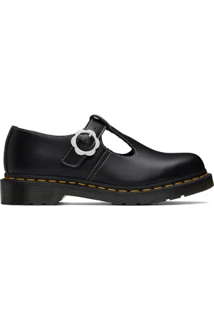 Dr. Martens Flâneurs Polley noirs à ferrure florale