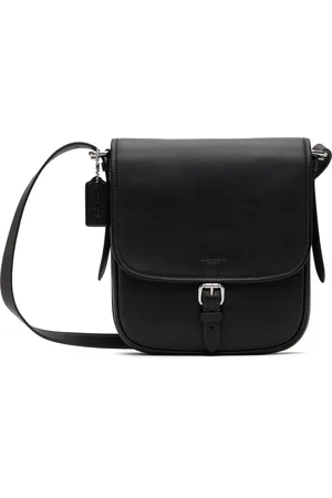 Coach Sac à bandoulière noir à rabat - Hitch