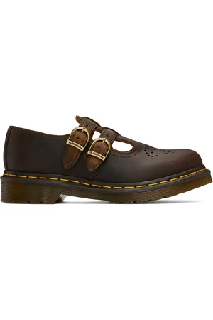 Dr. Martens Flâneurs de style Charles IX 8065 bruns en cuir Crazy Horse