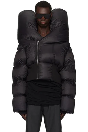 Rick Owens Blouson Anubis noir rembourré en duvet - Porterville