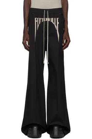 Rick Owens Pantalon ample noir à glissière Bela - Porterville