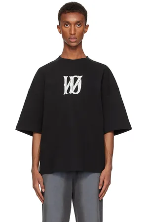 We11 Done T-shirt noir à logos
