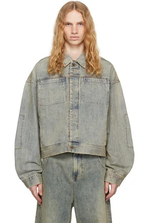 Entire Studios Blouson bleu en denim - Gem