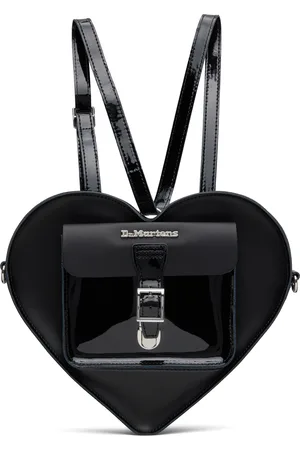 Dr. Martens Sac à dos en forme de cœur noir en cuir