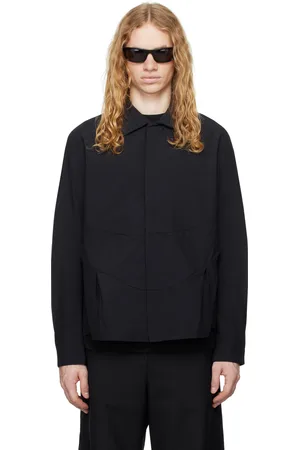 pet-tree-kor Chemise Resonance bleu marine à plis