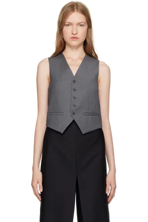 The Frankie Shop Gilet Gelso gris