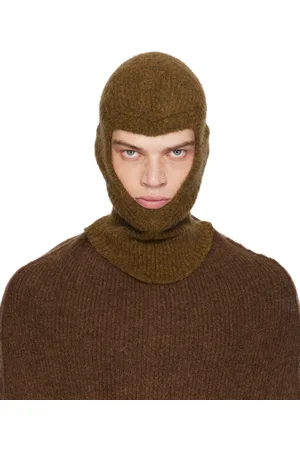 Rick Owens Passe-montagne Skull brun clair - Porterville