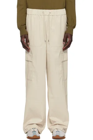 Rains Pantalon de pluie cargo ample beige