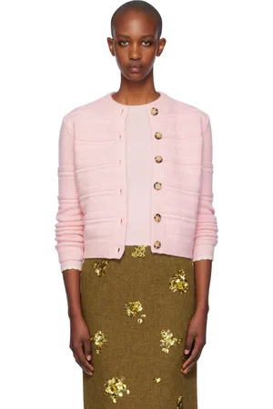 Shushu/Tong Cardigan rose à boutons