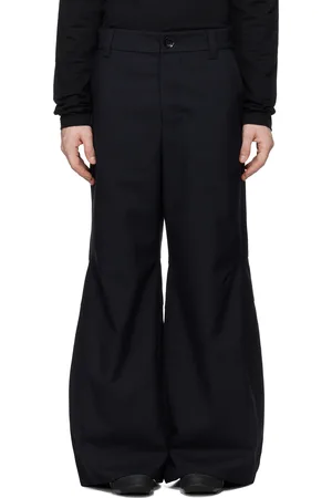 pet-tree-kor Pantalon bleu marine à plis - Resonance