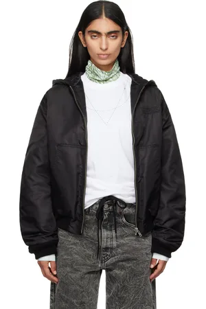Maison Margiela Blouson aviateur de sport noir