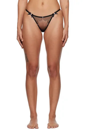 Agent Provocateur Tanga Lorna noir et rose