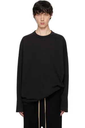 FEAR OF GOD T-shirt à manches longues noir en coton