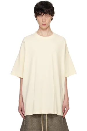 FEAR OF GOD T-shirt blanc cassé en jersey épais de coton