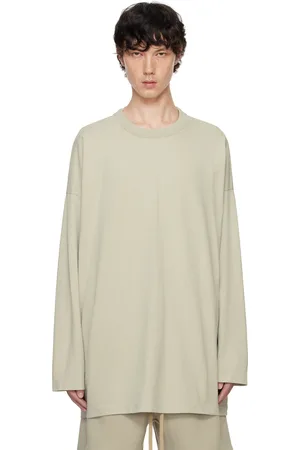 FEAR OF GOD T-shirt à manches longues gris en coton