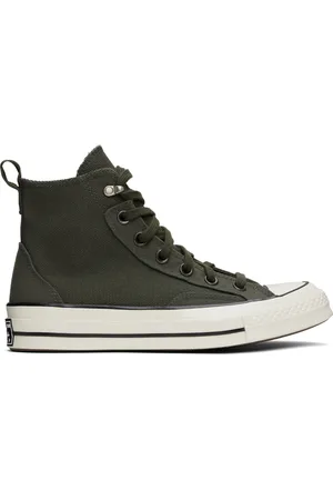 Converse Baskets Chuck 70 kaki à empiècements en côte de cheval