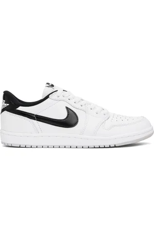 Nike Baskets basses Air Jordan 1 OG blanc et noir