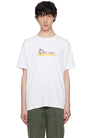 DIME T-shirt blanc à image à logo