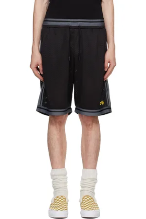DIME Short noir en filet à logo League