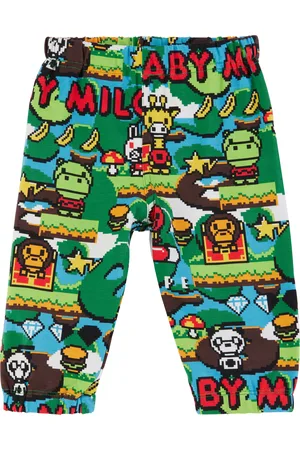 BAPE Bébé | Pantalon de survêtement multicolore à motif graphique à Baby Milo