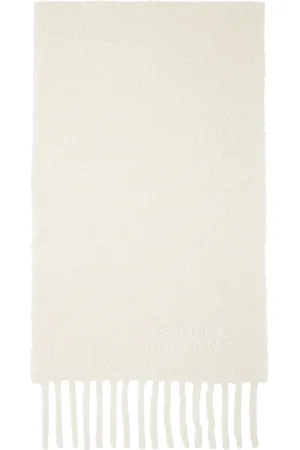Isabel Marant Écharpe Fouzy blanc cassé