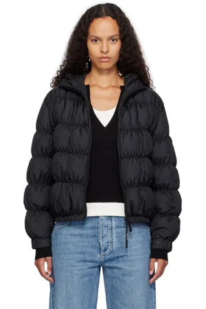 Moncler Blouson court Medonte noir rembourré en duvet