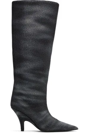 Alexander Wang Bottes hautes Diablo 90 noires