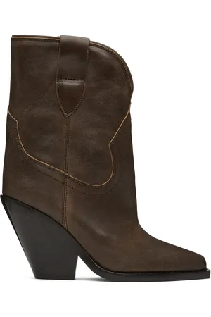 Isabel Marant Bottes Leyane brunes