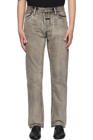 FEAR OF GOD Jean gris à cinq poches