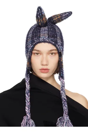 Collina Strada Bonnet mauve à appliqués en pointe édition Vitelli