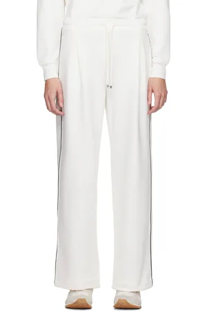 Max Mara Pantalon de détente incurvé blanc