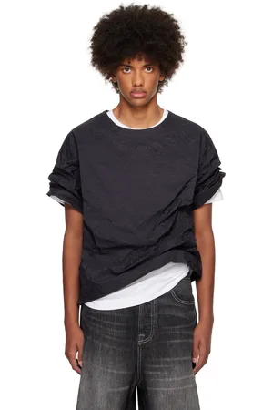 KARMUEL YOUNG T-shirt surdimensionné transformable noir