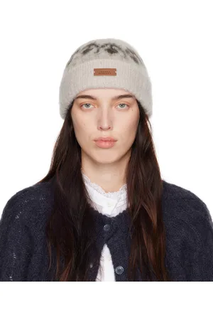 Isabel Marant Bonnet Darana beige et kaki