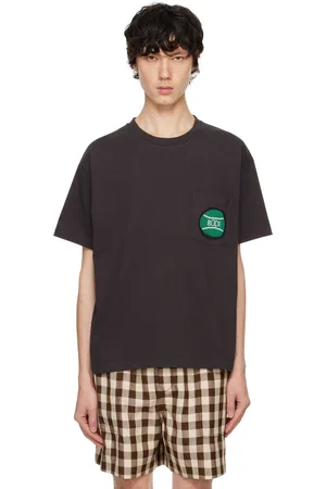 BODE T-shirt Game Point noir à poche plaquée
