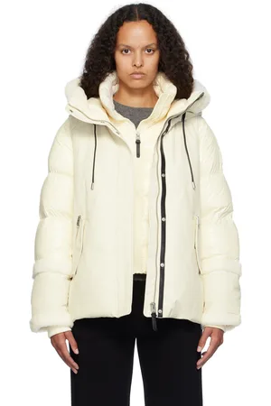 Mackage Blouson Cyrah blanc cassé rembourré en duvet