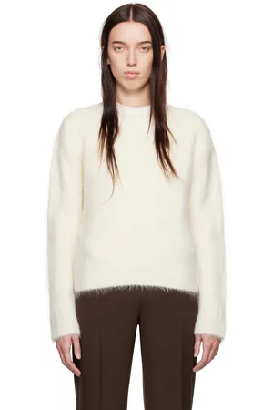 Loulou de Saison Pull Freya blanc cassé