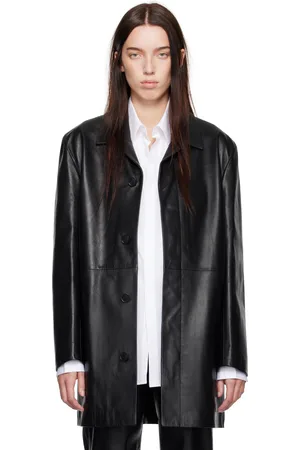 Calvin Klein Blouson noir en cuir - Halo