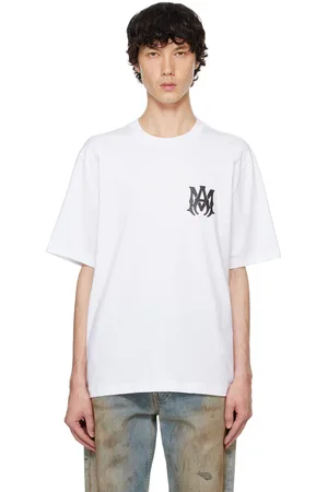 AMIRI T-shirt blanc à monogramme et à logo - Core