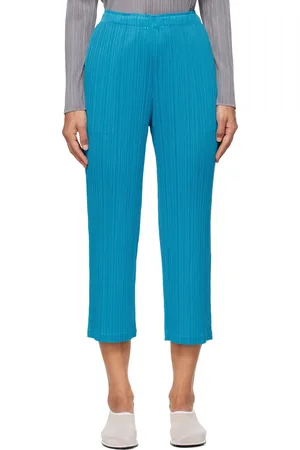 PLEATS PLEASE ISSEY MIYAKE Pantalon Monthly Colors September bleu