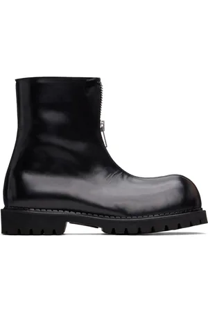 No Idea Bottes étagées noires à glissières - Big Foot