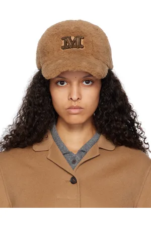Max Mara Casquette brune en molleton