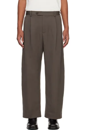 Small Talk Pantalon brun à plis