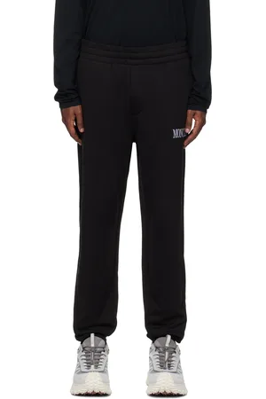 Moncler Pantalon de survêtement noir à logo