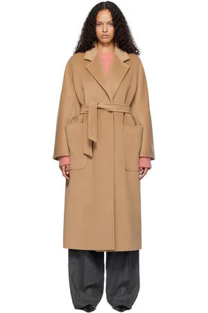 Max Mara Manteau Locri brun clair